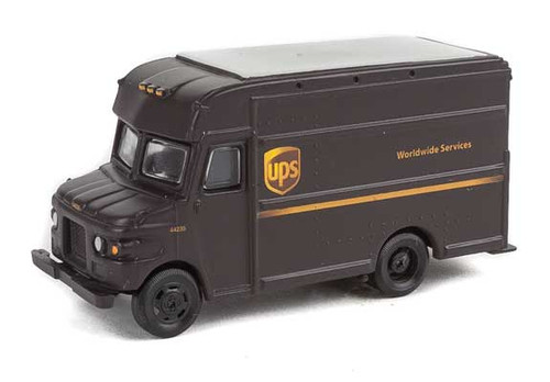 Walthers SceneMaster UPS Package Car -- United Parcel Service Modern Shield Logo - 949-14001