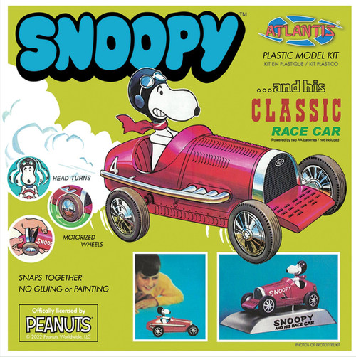 Atlantis Toy & Hobby Snoopy and Race Car - AANM6894