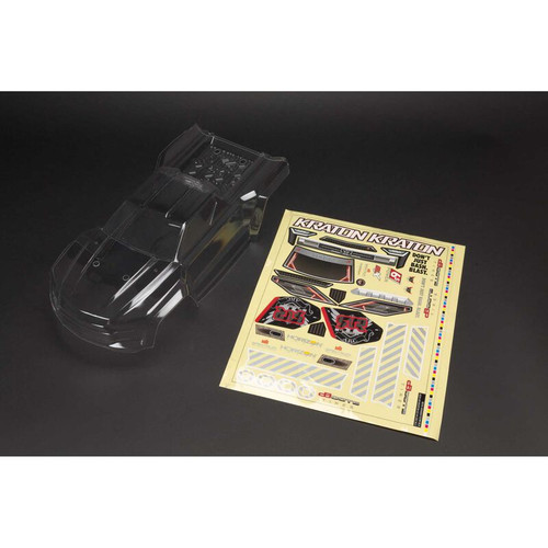 Arrma Kraton 6S BLX Clear Bodyshell (inc. Decals) - ARA406158