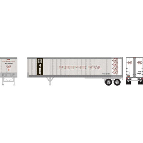 Athearn HO RTR 45' Fruehauf Z-Van Trailer, Availco #259000 - ATH16090