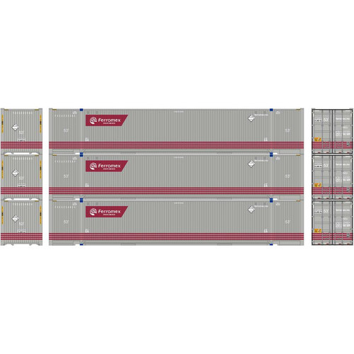 Athearn N 53' Jindo Container, Ferromex (3) - ATH17761