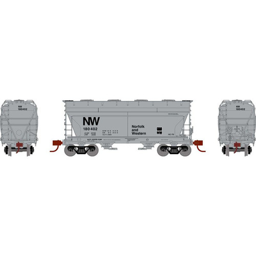 Athearn N ACF 2970 Covered Hopper, N&W #180402 - ATH24674