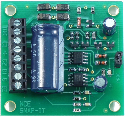 NCE - North Coast Engineering Snap-It Switch Machine DCC Decoder -- For Single Twin Coil Type Machine - 524-115
