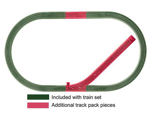 Lionel 6-12044 O FasTrack Siding Track Pack - LNL612044