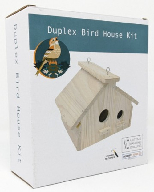 Pine-Pro Duplex Bird House Kit - PPR60004