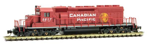 Micro-Trains EMD SD40-2 - Standard DC -- Canadian Pacific #5617 (red, white, gold Beaver Logo) - 489-97001231