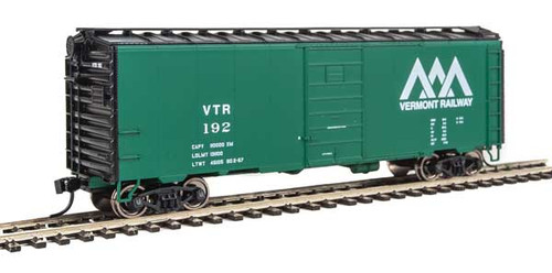 Walthers Mainline 40' PS-1 Boxcar - Ready to Run -- Vermont Railway #192 - 910-1438