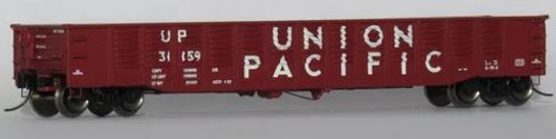 Trainworx 52'6" Corrugated Gondola - Ready to Run -- Union Pacific #3 (Boxcar Red, white) - 744-2520733