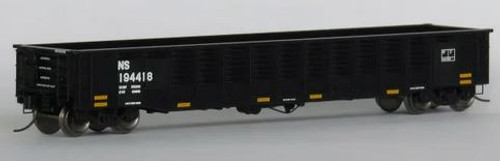 Trainworx 52'6" Corrugated Gondola - Ready to Run -- Norfolk Southern #3 (Ex-Missouri Pacific; black, Yellow Conspicuity Marks) - 744-2521303