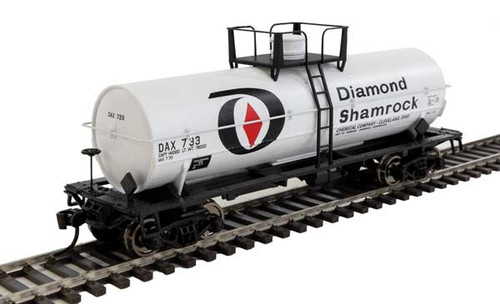 Walthers Mainline 36' Chemical Tank Car - Ready to Run -- Diamond Shamrock DAX #733 - 910-48004