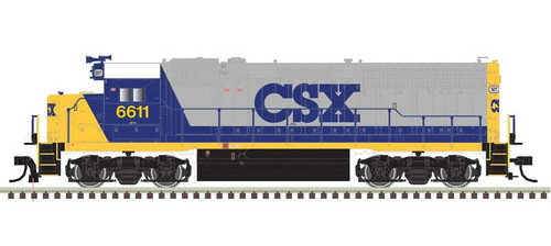 Atlas EMD GP40 - LokSound and DCC - Master(R) Gold -- CSX 6611 (Bright Future, gray, blue, yellow) - ATL10004027