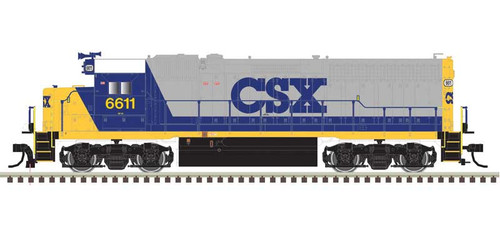 Atlas EMD GP40 - LokSound and DCC - Master(R) Gold -- CSX 6641 (Bright Future, gray, blue, yellow) - ATL10004028