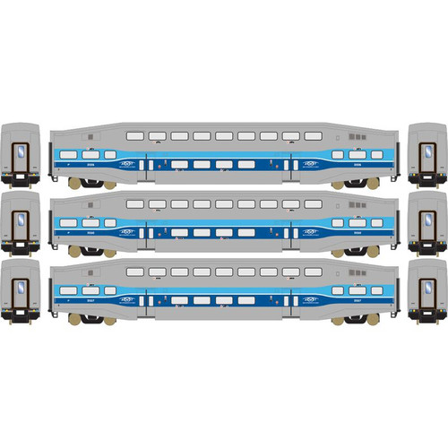 Athearn HO RTR Bombardier Coach, AMTL (3) - ATH25967