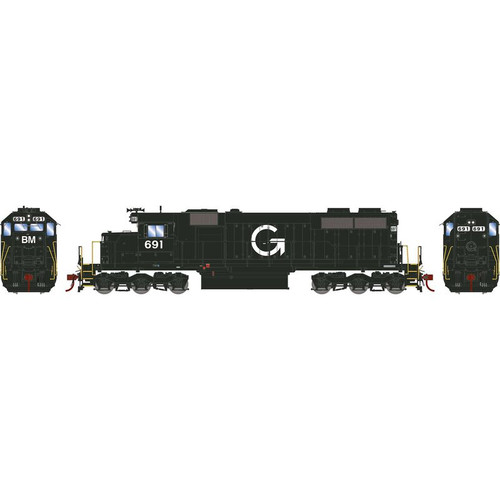 Athearn HO RTR SD39 w/DCC & Sound, B&M #691 - ATH71594