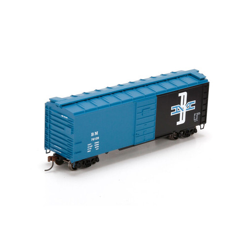 Athearn HO RTR 40' Superior Door Box, B&M #76128 - ATH71983