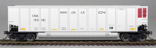 Intermountain Railway 14-Panel Coalporter(R) Coal Gondola - Ready to Run - Value Line -- Canadian National CNA (silver, red, Website Address) - IMR4401014