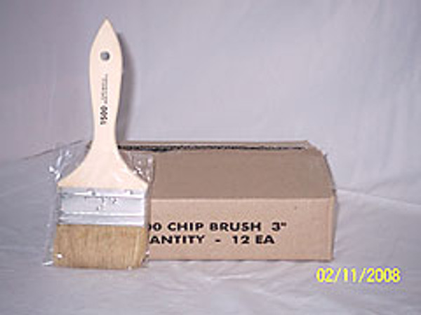 3" Imported Chip Brush / Wooden Handle