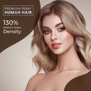 P6814HP - Topper de premier plan des femmes à cheveux humains premium