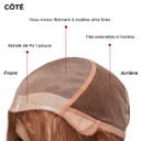 perruques de cheveux monofilament