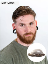 Toupet pour homme M101 V-loop Thin Skin Base Hairpiece - Version de base