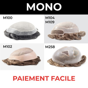 Prothèse Capillaire en mono pour Homme sur Mesure Prothèse Capillaire en mono pour Homme sur Mesure