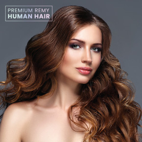 PW2016HP - Perruque Partielle Perruque 3/4 Femme - Cheveux Humains de Qualité Supérieure
