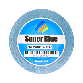 Super Blue Liner Lace Front Tape 3/4" x 36 Yards Super Blue Liner Lace Front Tape 3/4" x 36 Yards
