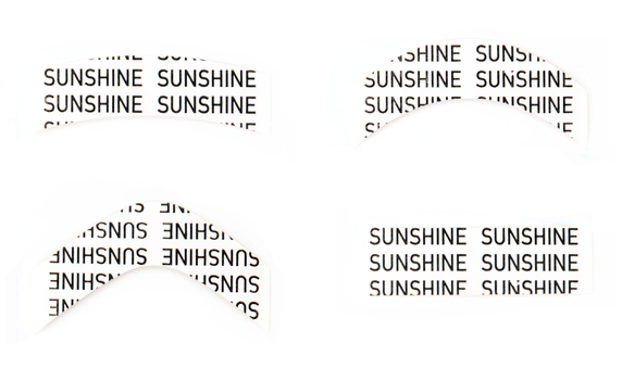 Du soleil à la base Ruban prédécoupé