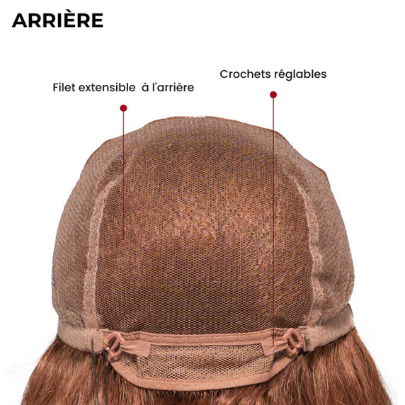 perruques de cheveux polyurethane