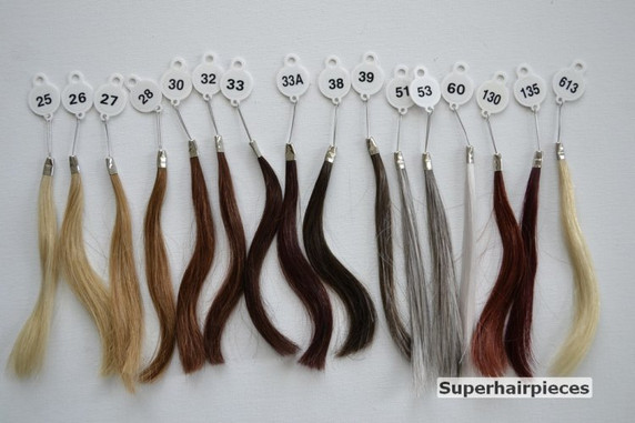 Les cheveux de différentes couleurs
