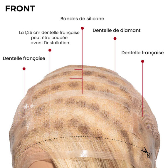perruque femme cheveux naturels