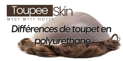 Quelles sont les différences entre les toupets en polyuréthane fins?