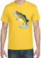 JUMPING BASS FISH T-SHIRT