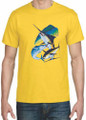 JUMPING SOWORDFISH MARLIN TUNA T-SHIRT