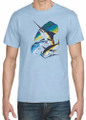 JUMPING SOWORDFISH MARLIN TUNA T-SHIRT