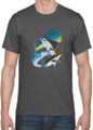 JUMPING SOWORDFISH MARLIN TUNA T-SHIRT