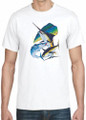 JUMPING SOWORDFISH MARLIN TUNA T-SHIRT