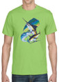 JUMPING SOWORDFISH MARLIN TUNA T-SHIRT