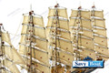 1907 PREUSSEN STEEL WINDJAMMER TALL SHIP