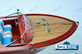 RIVA AQUARAMA LARGE 35" CLASSIC  RUNABOUT (BLUE)