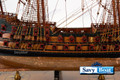 FRIESLAND DUTCH 80 GUN 1663 WITH SAILS