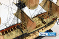 USF CONFEDERACY 1778 TALL SHIP W/SAILS