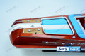 RIVA AQUARAMA LARGE 35" RC READY RUNABOUT (BLUE)