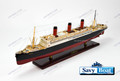 RMS BERENGARIA  STEAMSHIP 39" fully built wood model with stand