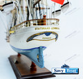 1914 STATSRAAD LEHMKUHL TALL SHIP W/ SAILS