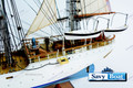 1914 STATSRAAD LEHMKUHL TALL SHIP W/ SAILS