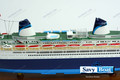 SS NORWAY, LIGHTED OCEAN LINER BH
