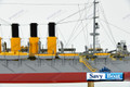 VARYAG RUSSIAN PROTECTED CRUISER (red hull)