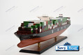 MV BARZAN CONTAINER cargo  FREIGHTER LARGE 39" SCALE FULLY BUILT SHIP MUSEUM MODEL W/STAND