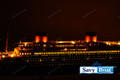 SS LIBERTE'  LIGHTED OCEAN LINER